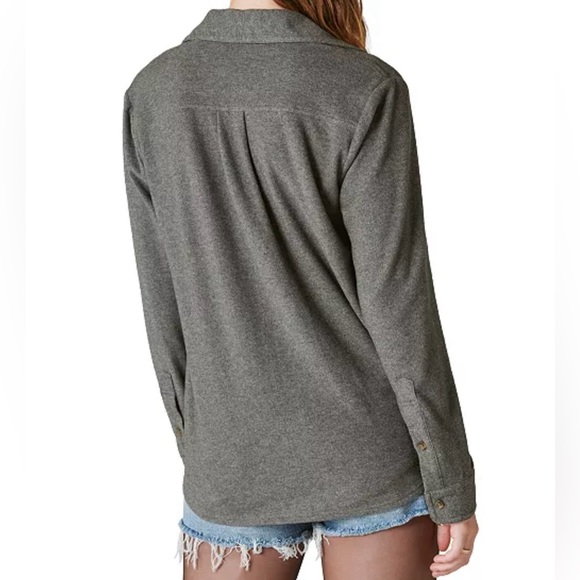 Lucky Brand Charcoal Knit Top - Picture 2 of 7